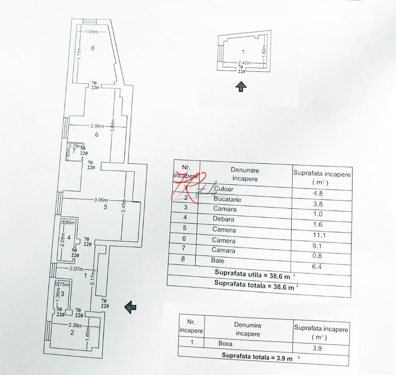 Polona Vanzare apartament 2 camere, bloc mic,